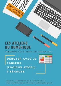 Médiathèque - Débuter sur tableur