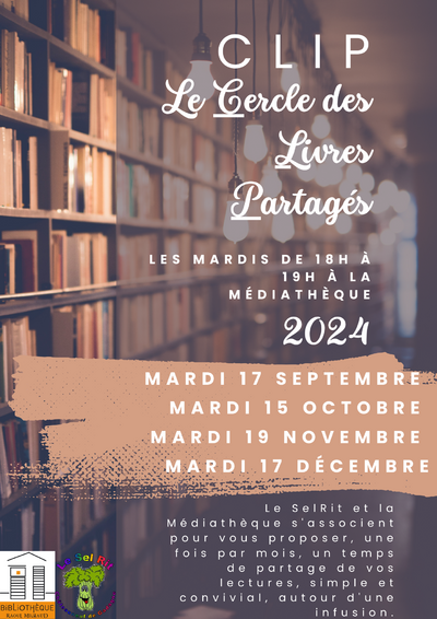 Médiathèque - Le CLIP (Cercle des Livres Partagés)