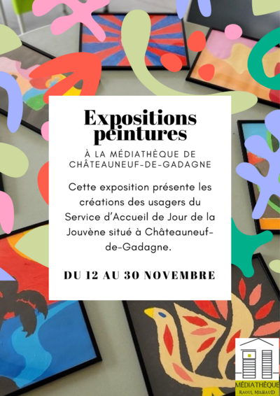 Médiathèque - Exposition de peintures