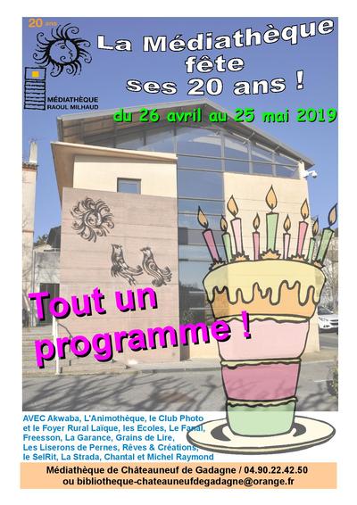 La Médiathèque a 20 ans!
