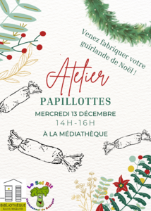 MEDIATHEQUE - Atelier créatif décorations de Noël