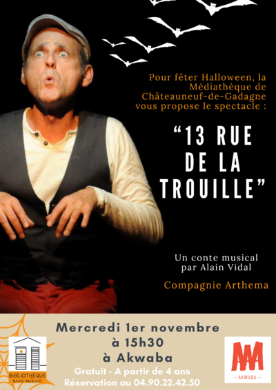 Médiathèque - Spectacle d’halloween