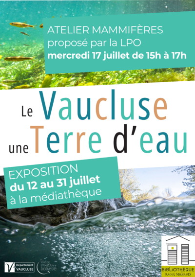 Médiathèque - Exposition « Le Vaucluse, une terre d’eau »