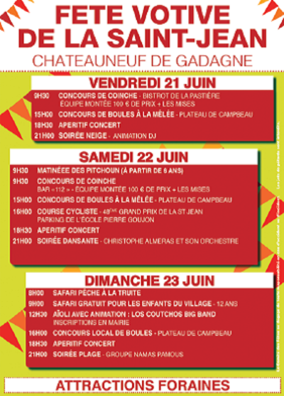 Calendrier Fete Votive 2023 Vaucluse Fête Votive