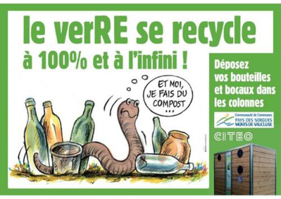 Tri et recyclage du verre