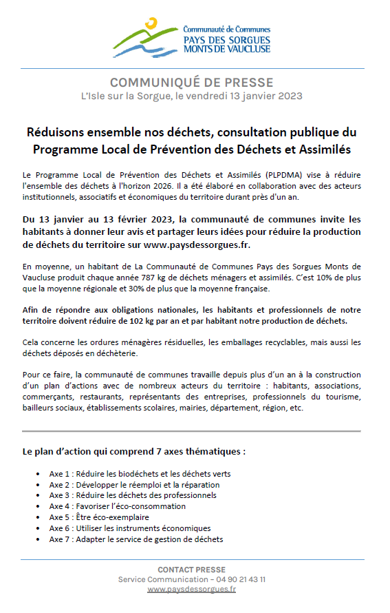 Gestions des déchets