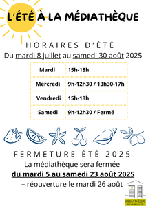 Médiathèque - L'été à la médiathèque