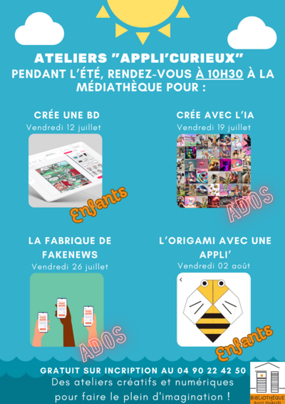MEDIATHEQUE - APPLI'CURIEUX