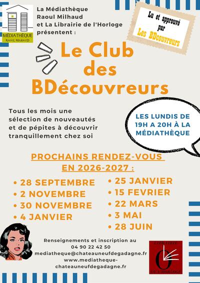 Médiathèque - Le Club des BDécouvreurs