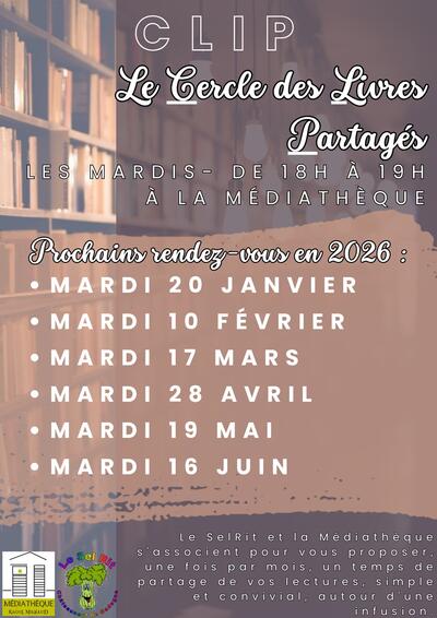 Médiathèque - Le Cercle des Livres Partagés (CLIP)