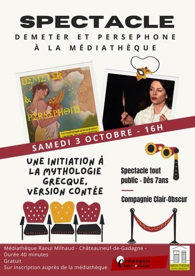 Médiathèque - Spectacle Déméter et Perséphone