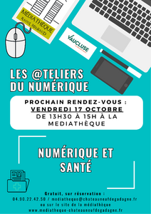 Médiathèque - Atelier numérique : numérique et santé