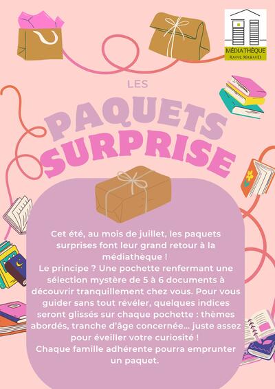 Médiathèque - Paquets surprises de l'été