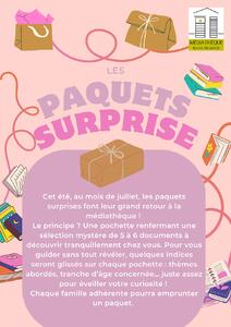 Médiathèque - Paquets surprises de l'été