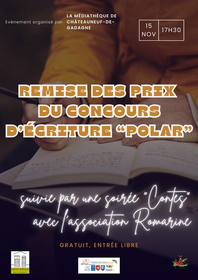 Médiathèque - Soirée contes et remise des prix du concours d’écriture