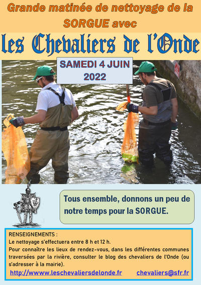 nettoyage de la sorgue