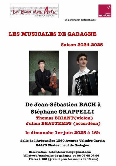 concert violon et accordéon