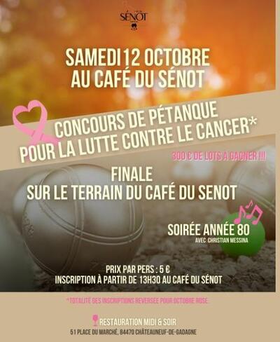 concours de pétanque