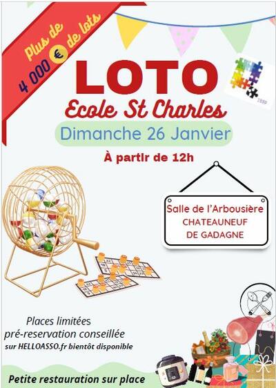 loto de l'école saint charles