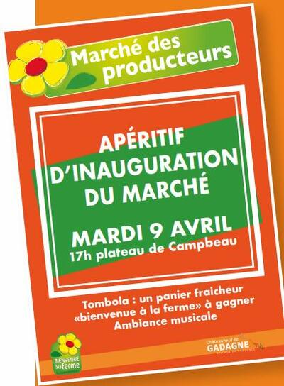 inauguration du marché des producteurs