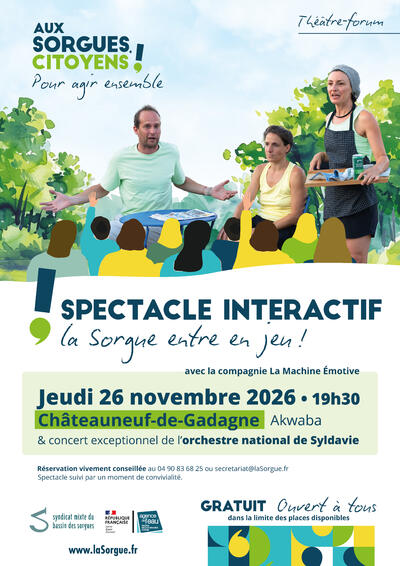 La Sorgue entre en scène, à vous de jouer !