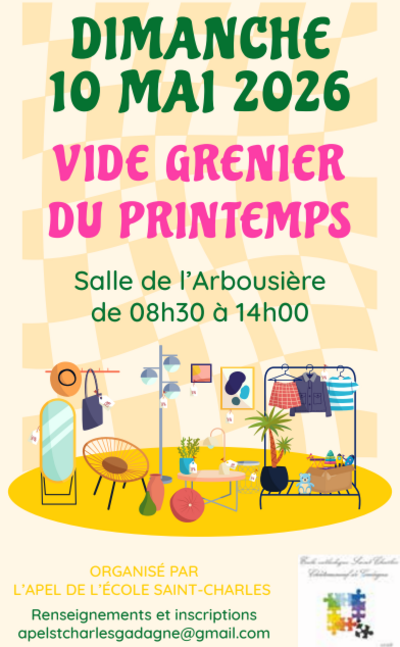 Vide grenier du printemps