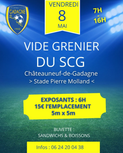 vide grenier du SCG