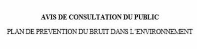 PPBE - avis de consultation du public