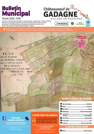 Bulletin municipal Châteauneuf de Gadagne - Février 2026